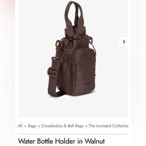 Calpak Walnut Brown Insulated Bottle Sling